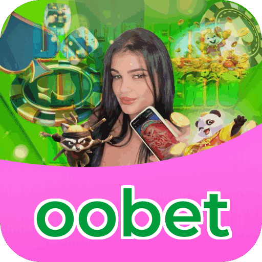 Interface do aplicativo oobet mostrando jogos disponíveis no iOS e Android